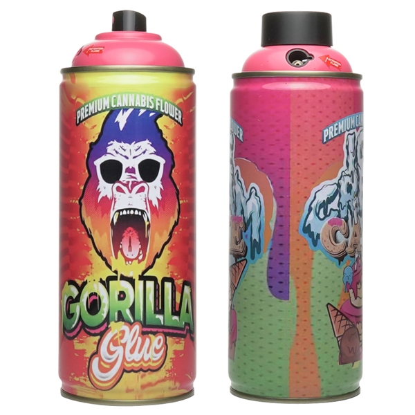 LT-1001 5" Techno Torch Spray Can | Single Flame | Refillable Butane Lighter | 6ct | Assorted Designs