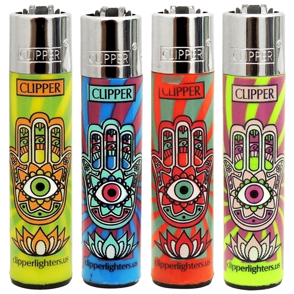 LT-24-M4F Clipper Lighters | Large | 48 Count | Mandalas 4 Fatina Print