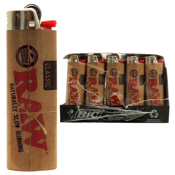 LT-36 Raw x Bic Lighters | 50 Count | Large | Classic