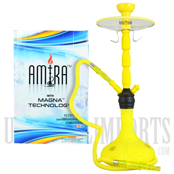 MG2008-Y-Y 22" Thunder - Amira with Magna Technology - Yellow Shaft - Yellow Vase - One 50" Hose