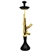 MOB-HK-1045-G 33" MOB AK-47 Hookah | Gold