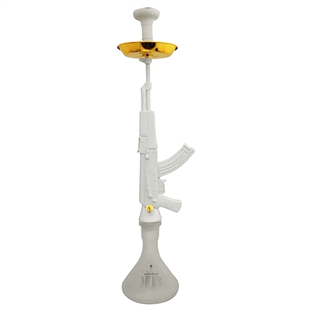 MOB-HK-1045-W 33" MOB AK-47 Hookah | White