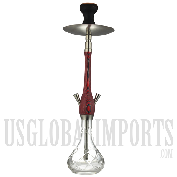 MOB-HK1010 32" MOB Timber Hookah. 3 Color Choices