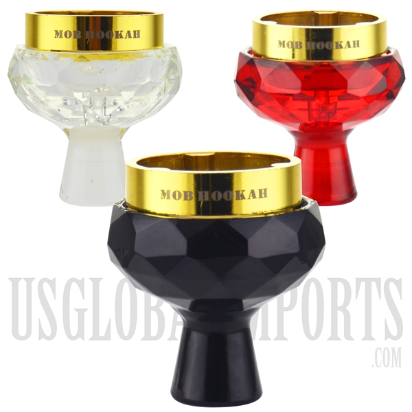 MOB-HK1017 4" MOB Diamond Hookah Bowl