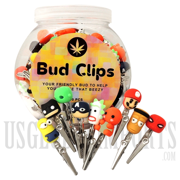 MP-123 Bud Clips SL123 | Famous Characters | 100 Pcs