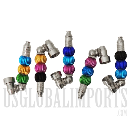 MP-211 3" Multi-Color Triple Bubble Metal Pipe | Many Colors