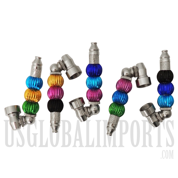 MP-211 3" Multi-Color Triple Bubble Metal Pipe | Many Colors