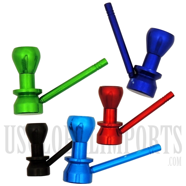 MP-215 3" Chess Pawn Metal Pipe | Many Colors
