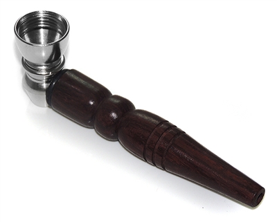 MP-953 2.5" Metal + Wood Body hand pipe