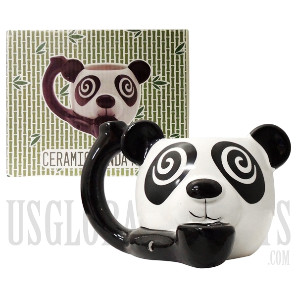 MUG-26 4" Panda Mug Hand Pipe
