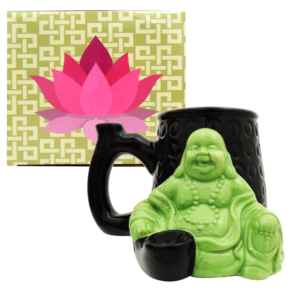 MUG-38 5" Buddha Mug Hand Pipe