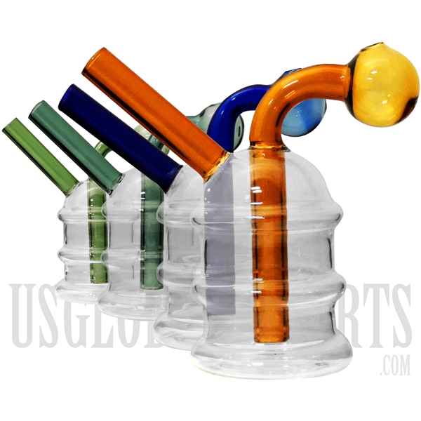 OB-173  4" Oil Burner Water Pipe | Barrel | Assorted Colors