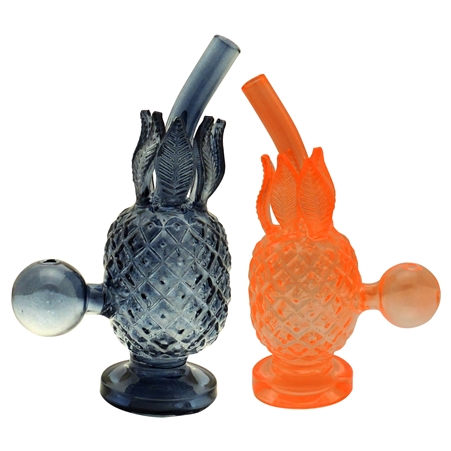 OB-214 5.5" Pineapple Glass Oil Burner | Colors Assorted