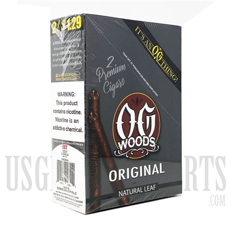 OG-101 OG Woods | 100% Natural Tobacco Leaf | 2 Premium Cigars | 3 Flavor Choices