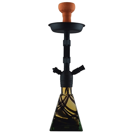 PH-1006-AB 20" Pharaohs Pyramid Hookah | Amber