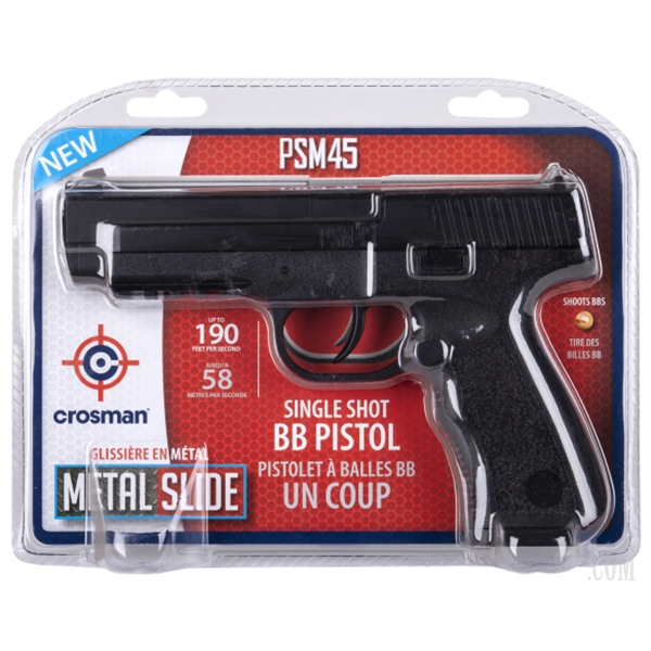 PS-9 Crosman PSM45 Single Shot BB Pistol | 1,500 BB's