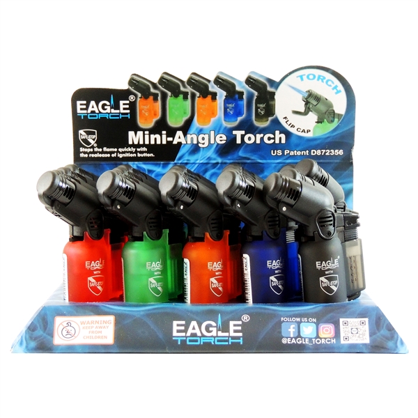 PT116B Eagle-Mini Angle Single Torch Display | 12ct