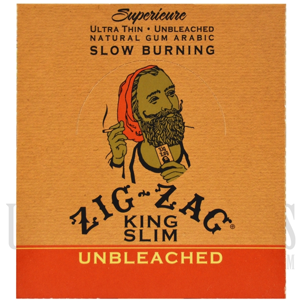 PZZ-4 Zig-Zag Superieure King Slim | Unbleached | 24 Booklets