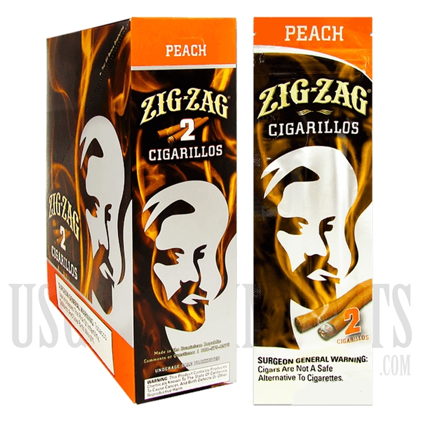 PZZ-5 Zig-Zag Cigarillos | 15 Pouches - 2 Cigars Each | Many Flavor Choices