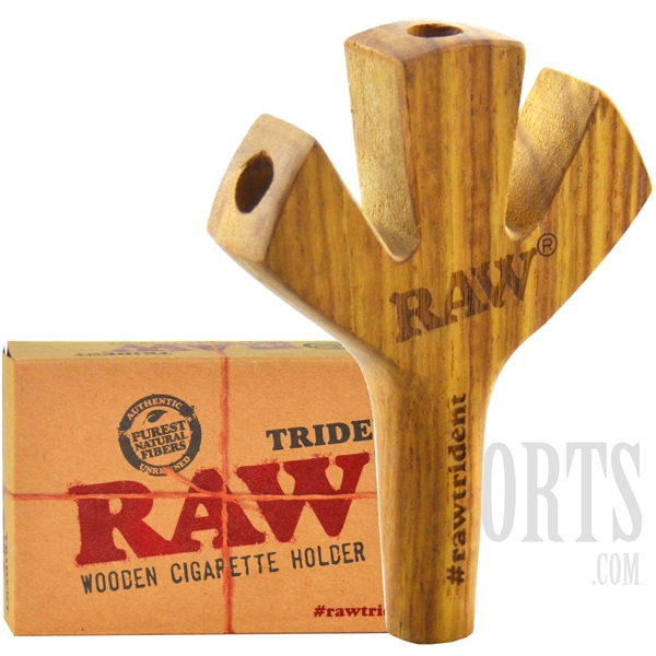 RT-101 RAW Trident Wooden Cigarette Holder