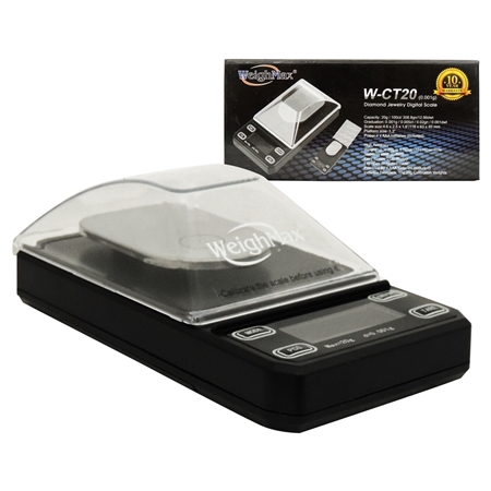 SC-98 WeighMax W-CT20 | Diamond Jewelry Digital Scale | Stainless Steel