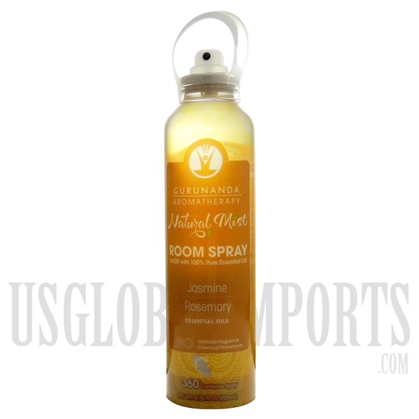 SO-200 Gurunanda Aromatherapy Natural Mist | Room Spray | Jasmine Rosemary