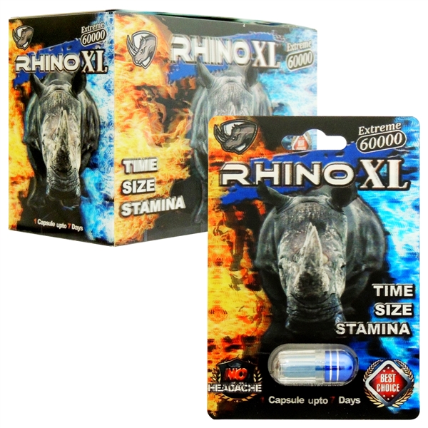 SS-23 Rhino XL - Extreme 60K - Male Sexual Performance Enhancement Pills | 24 count