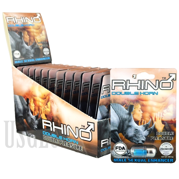 SS-65 Rhino Double Horn Double Pleasure - 24ct 500mg Each Pill. FDA Registered