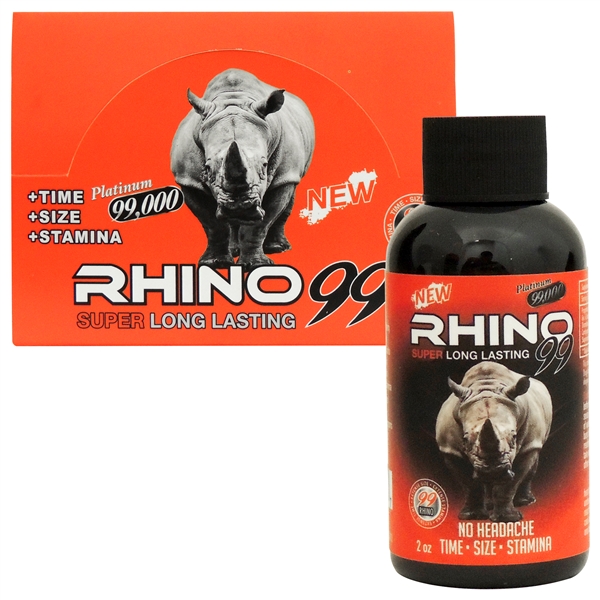 SS-80 Rhino Platinum 99K Male Sexual Performance Enhancement Drink. 12ct. 2oz. Bottles. Time. Size. Stamina