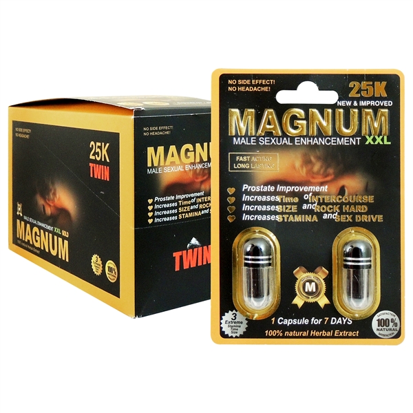 SS-88 Magnum Twin  XXL - 25K - Male Sexual Performance Enhancement Pills | 2 Pills x 24 Packs
