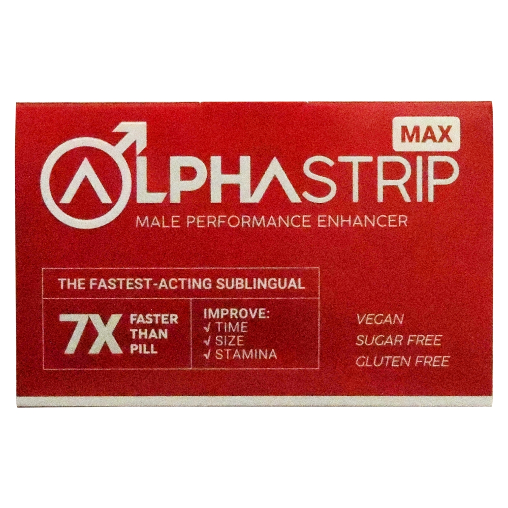 Ss 90 Alpha Strip Max 36 Strips Male Sexual Performance Enhancement