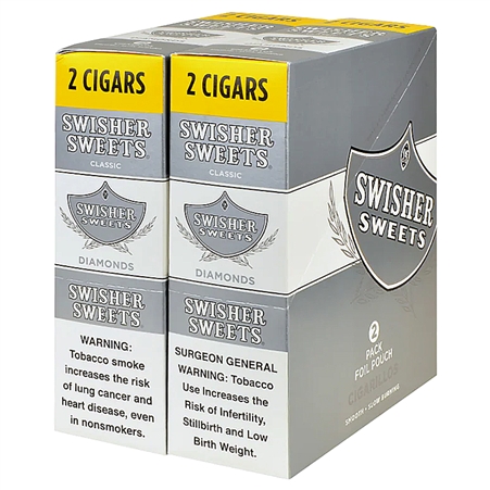 SW-200_D Swisher Sweets | Save On 2 Cigars | 30 Pouches | Diamonds