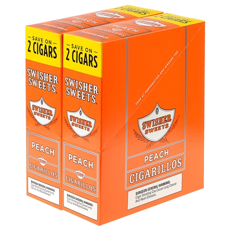 SW-200_P Swisher Sweets | Save On 2 Cigars | 30 Pouches | Peach