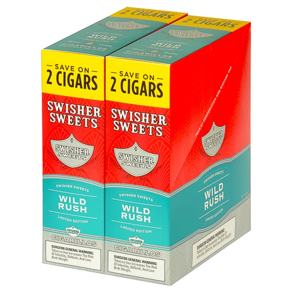 SW-200_WR Swisher Sweets | Save On 2 Cigars | 30 Pouches | Wild Rush