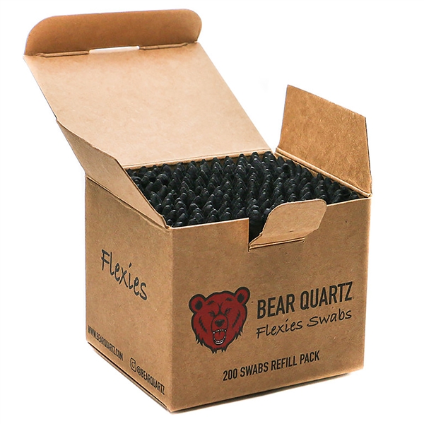 SW-5 Bear Quartz Swabs | Flexies | 200 Pieces