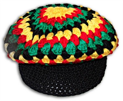 V-14 RASTA KNITTED HAT W/ VISOR