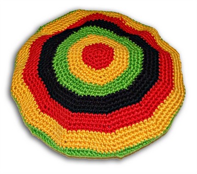 V-18 RASTA KNITTED ROUND HAT