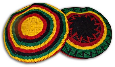 V-19 RASTA KNITTED HAT