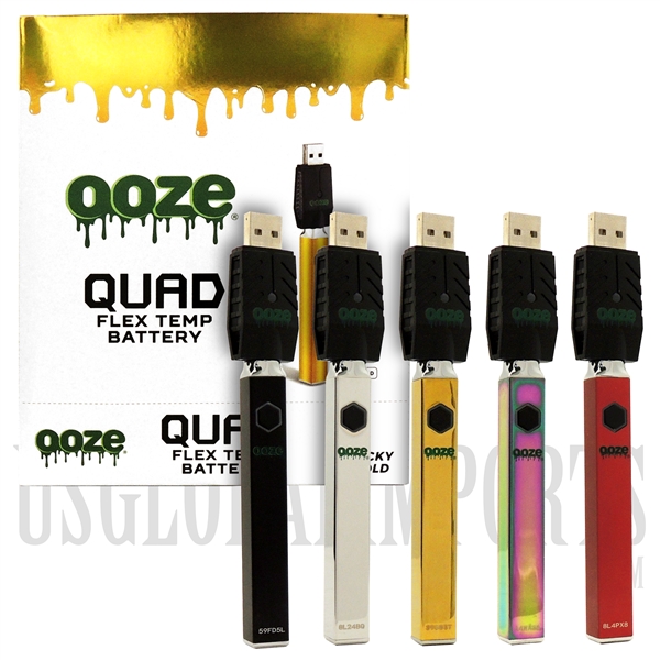 VPB-108 Ooze Quad Pen Battery | 500 mAh | Many Color Options