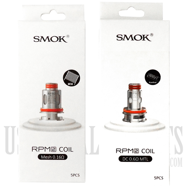 VPEN-1032 SMOK RPM2 Coils. 5 Pack, 2 Resistances Choices