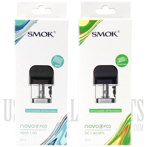 VPEN-1034 SMOK Novo 2 Pod. 3PCS. 1.4ohm Resistance