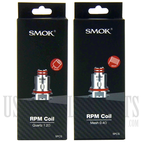 VPEN-1039 SMOK RPM Coils. 5 Pack, 2 Resistances Choices