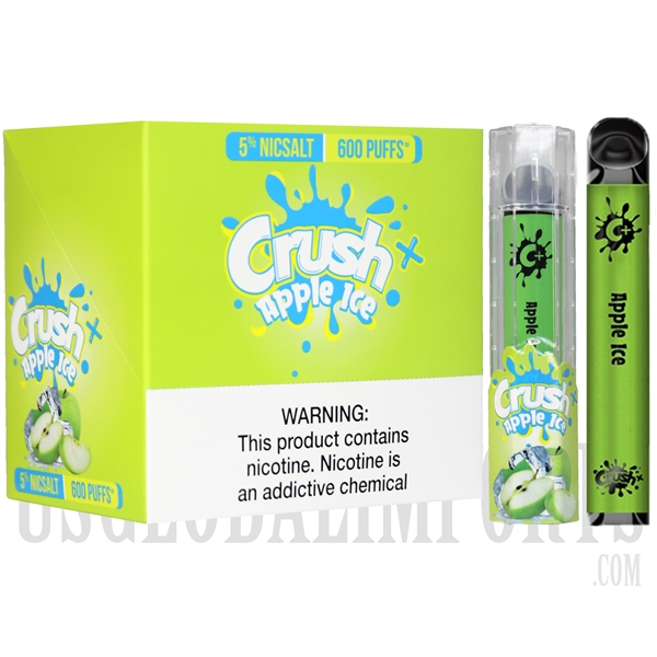 VPEN-1064 Crush + Disposable Device | 2ml | 5% Salt Nic | 10 Pack | 600 Puffs | Many Flavor Options