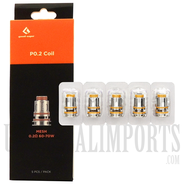 VPEN-1109 GeekVape P0.2 Coil | 0.2ohm | 60-70W | 5 Pack