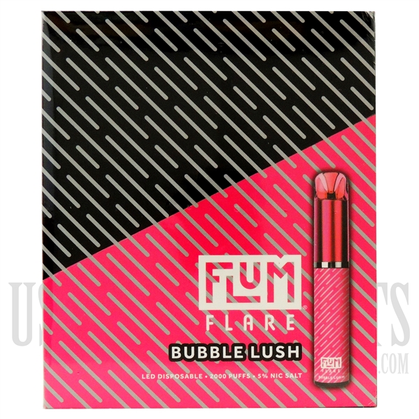 VPEN-1130 Flum Flare LED Disposable | 2000 Puffs | 8ML | 5% | 10 Pack | Many Flavor Options
