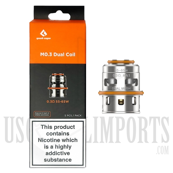VPEN-1153 GeekVape M 0.3 Dual Coil | 0.3ohm | 55-65W | 5 Pack