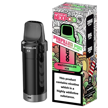 VPEN-1206-WI Wotofo Refillable NexPod  5% | 50mg | 10ct | Watermelon Ice