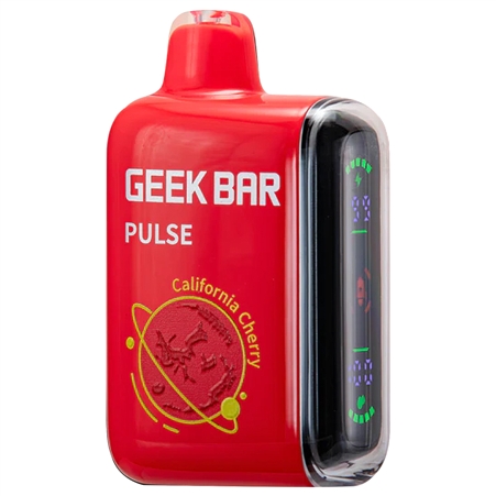 VPEN-1210-CC Geek Bar Pulse Kit | 15k Puffs | 5ct | California Cherry