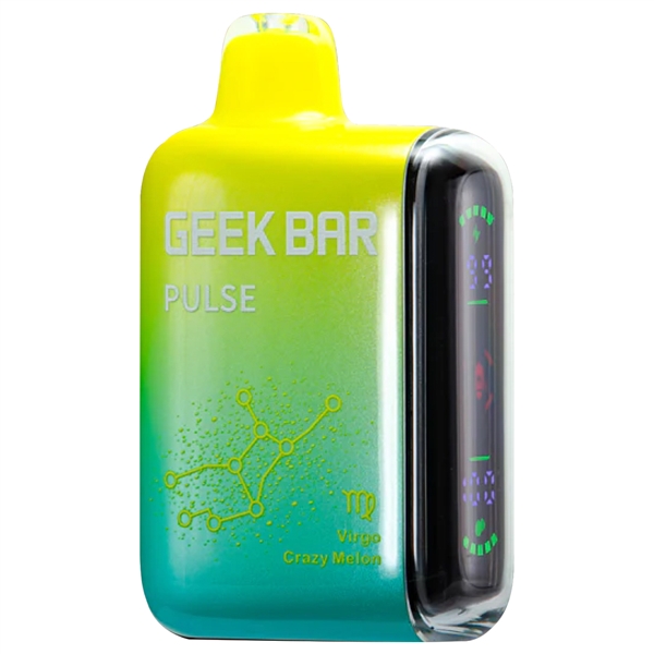 VPEN-1210-CM Geek Bar Pulse Kit | 15k Puffs | 5ct | Crazy Melon