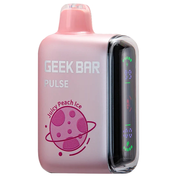 VPEN-1210-JPI Geek Bar Pulse Kit | 15k Puffs | 5ct | Juicy Peach Ice